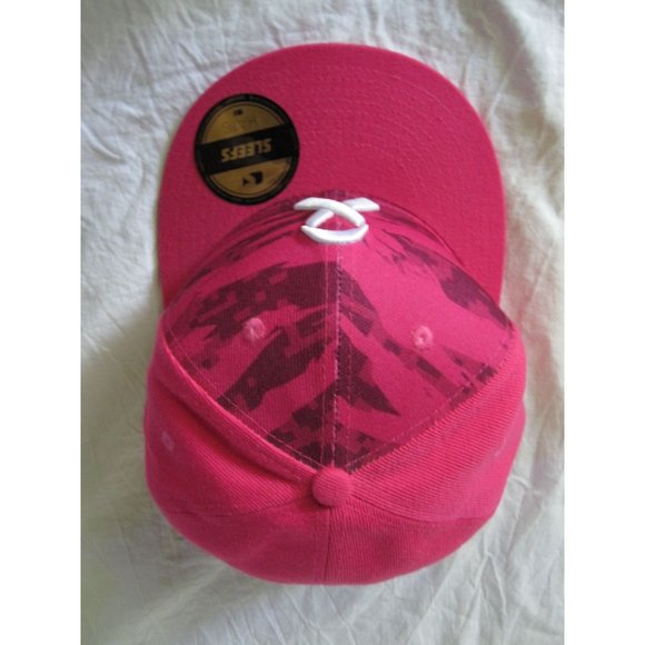 NEW Bright Pink camo Cancer Awareness Ribbon Sleefs Embroidered Snapback Hat Cap - Picture 5 of 5
